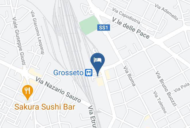 Grosseto - Hotel Nuova Grosseto Maps