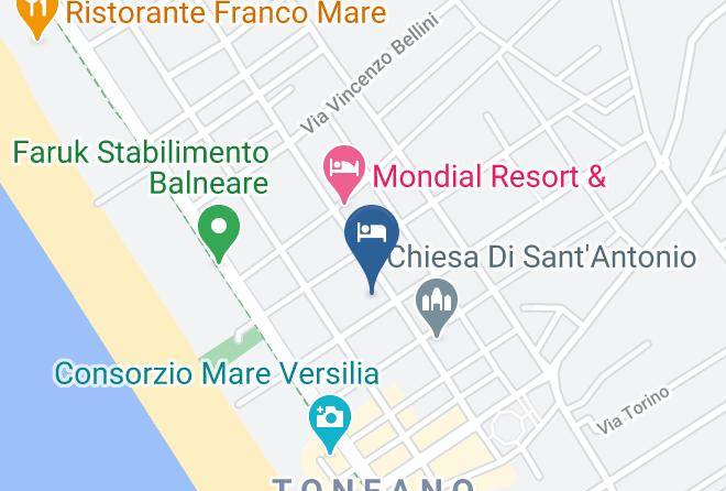 Lucca - Hotel Nuova Sabrina Maps
