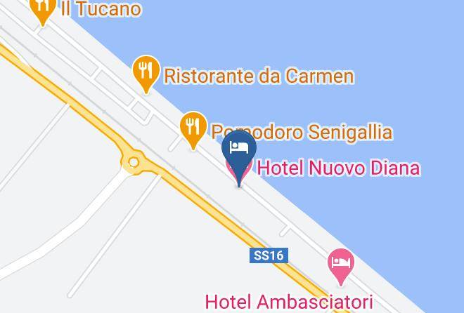 Ancona - Hotel Nuovo Diana Maps