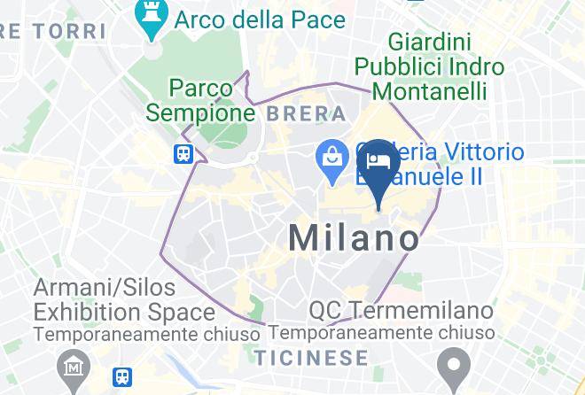 Hotel Nuovo Milano Map