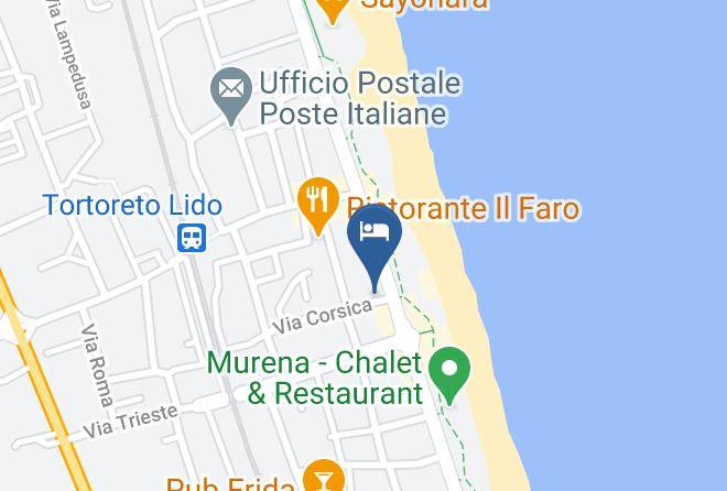 Teramo - Hotel Nuovo Righi Hotel Sul Mare Con Spiaggia Privata Tortoreto Lido Maps
