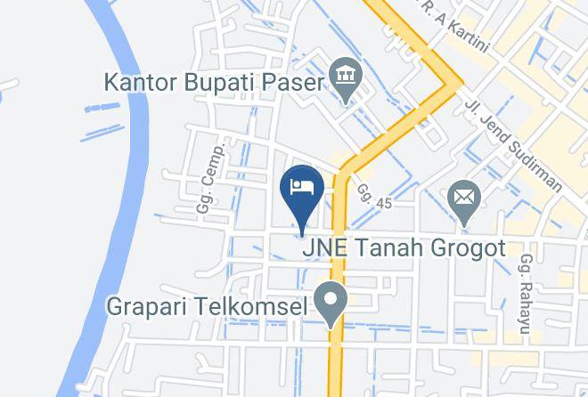 Paser Regency - Hotel Nur Asri Maps