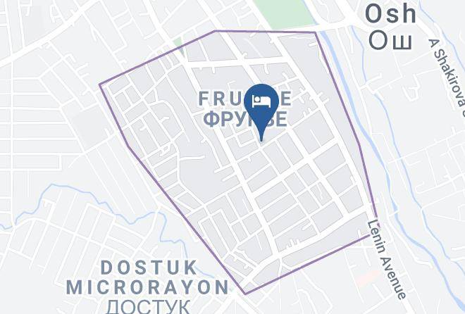 Osh - Hotel Nur Maps