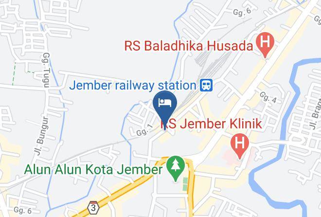 Jember Regency - Hotel Nusantara Maps