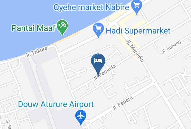 Nabire Regency - Hotel Nusantara Nabire Maps