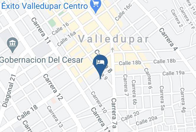 Valledupar - Hotel Nutibara Maps