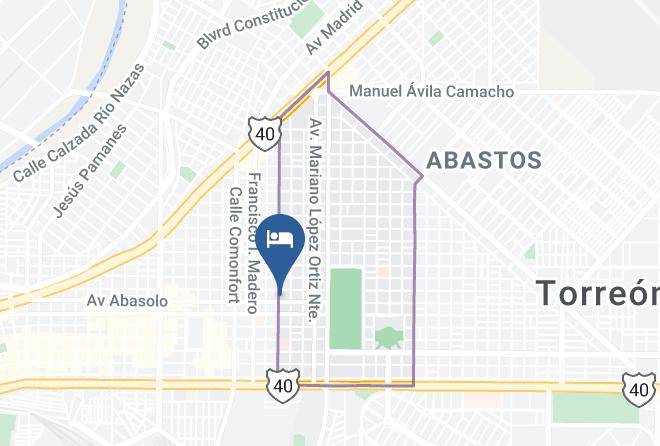 Torreon - Hotel Nuve Maps