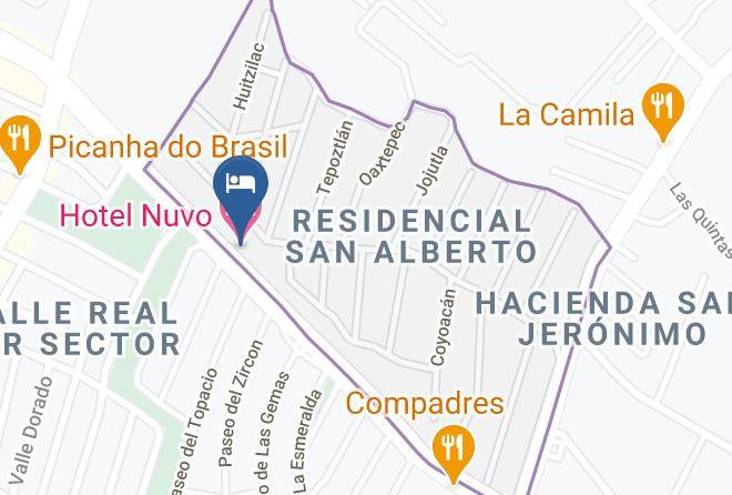 Saltillo - Hotel Nuvo Maps