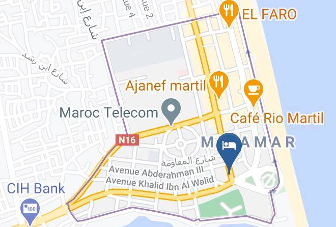Tangier Tetouan - Hotel Nuzha Maps