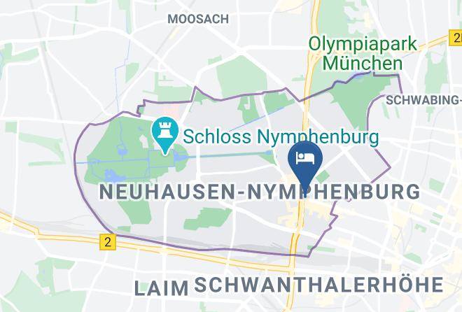 Munich District - Hotel Nymphenburg Maps