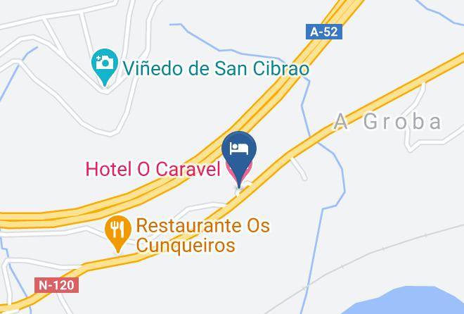 Ourense - Hotel O Caravel Maps