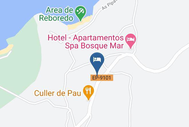 Pontevedra - Hotel O Castro Maps
