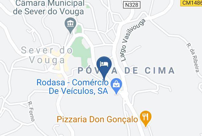 Sever Do Vouga - Hotel O Cortico Maps