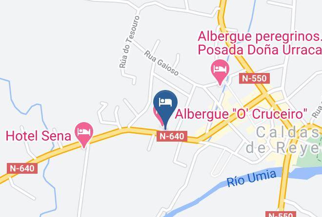 Pontevedra - Hotel O Cruceiro Maps