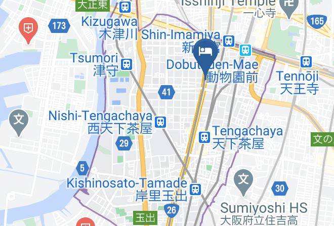 Osaka City Nishinari Ward - Hotel Bloemen Hanazonokita Maps