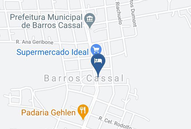 Barros Cassal - Hotel O Ponto Maps