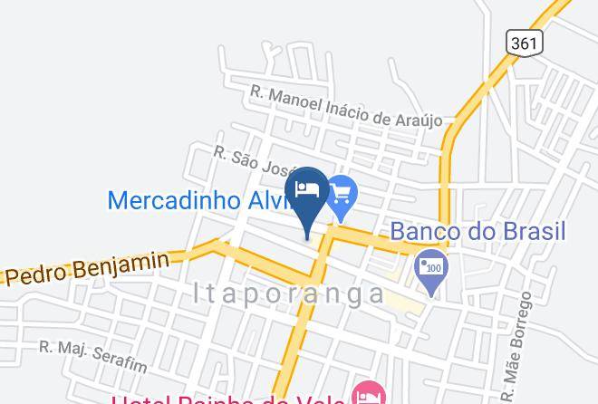 Itaporanga - Hotel O Sertanejo Maps