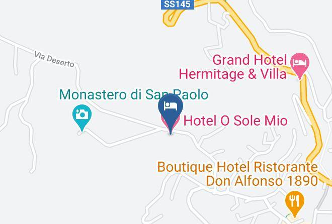 Hotel O Sole Mio Map