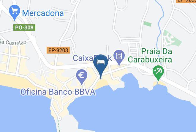 Pontevedra - Hotel O Son Do Mar Playa Maps