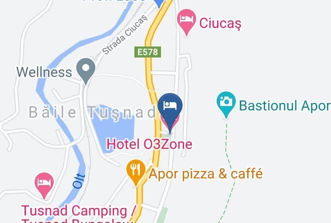 Baile Tusnad - Hotel O3zone Maps