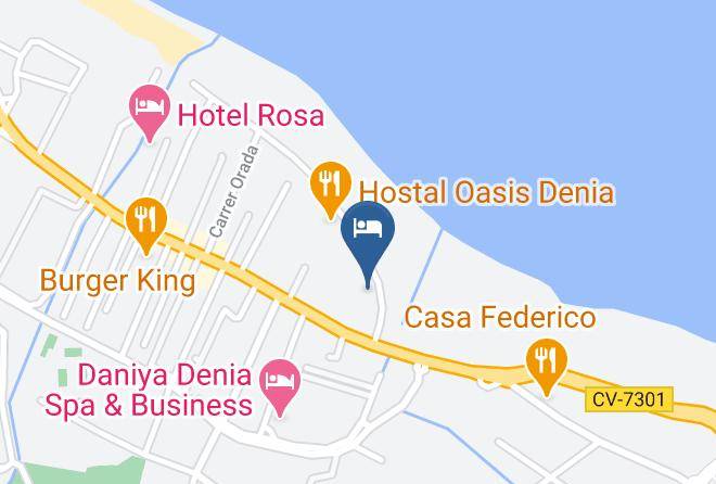 Alicante - Hotel Oasis Maps