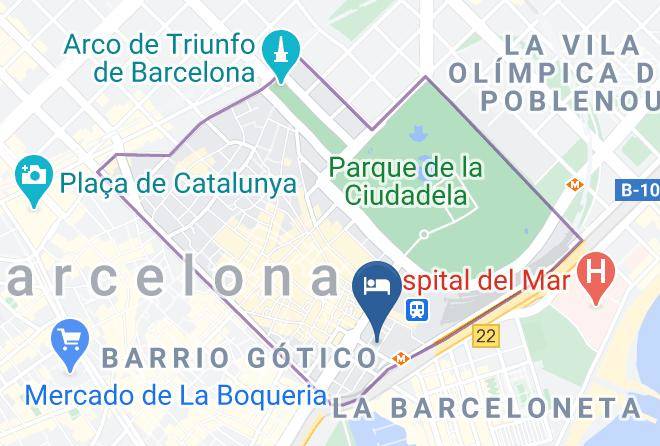 Barcelona - Hotel Oasis Maps