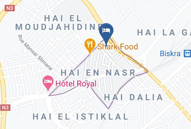 Biskra - Hotel Oasis Maps