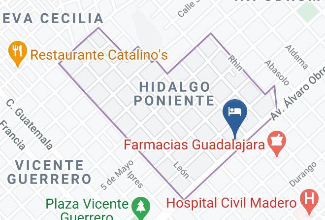 Ciudad Madero - Hotel Oasis Maps