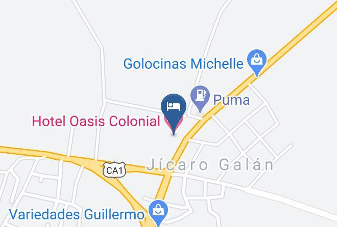 Nacaome - Hotel Oasis Colonial Maps