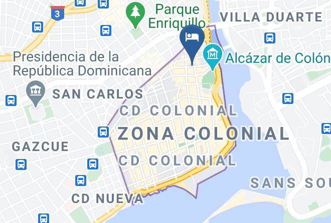 Santo Domingo De Guzman - Hotel Oasis Colonial Maps