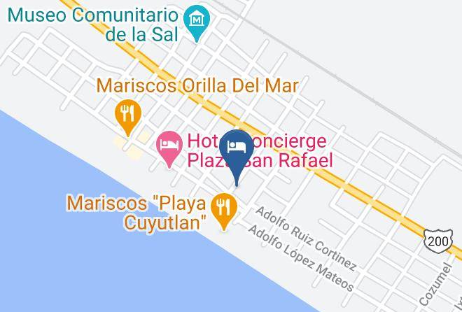 Armeria - Hotel Oasis Cuyutlan Maps