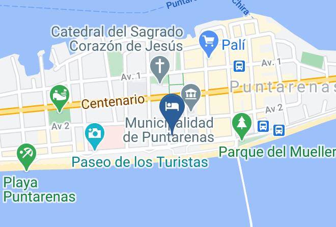 Puntarenas - Hotel Oasis Del Pacifico Puntarenas Maps