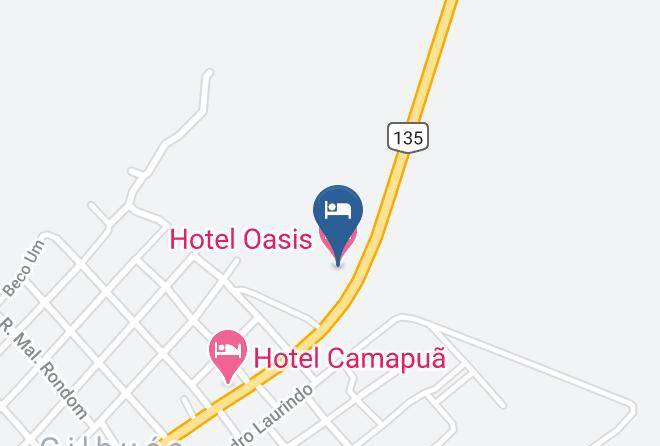 Gilbues - Hotel Oasis Maps