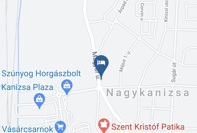 Nagykanizsa - Hotel Oasis Maps