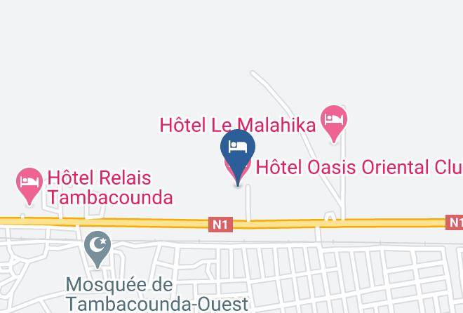 Koussanar - Hotel Oasis Oriental Club Maps