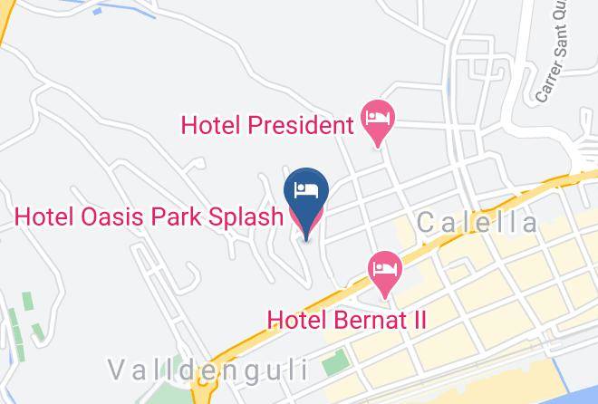 Barcelona - Hotel Oasis Park Splash Maps