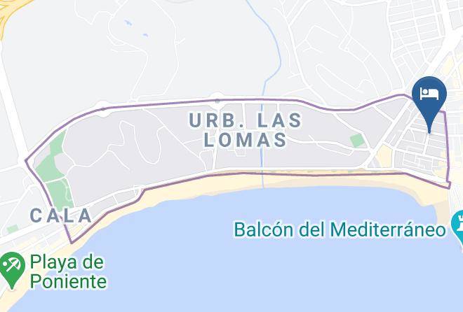 Alicante - Hotel Oasis Plaza Maps