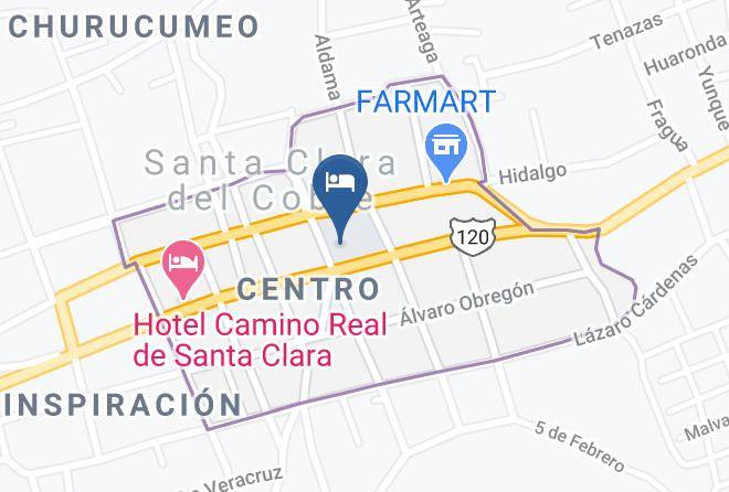 Salvador Escalante - Hotel Oasis Maps
