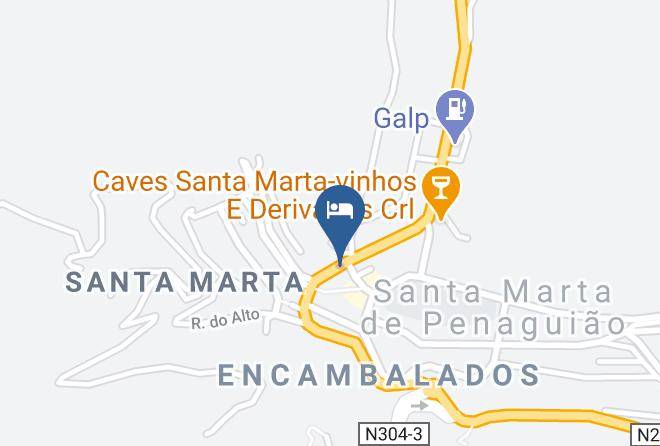 Santa Marta De Penaguiao - Hotel Oasis Maps