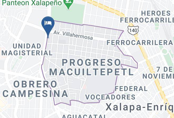 Xalapa - Hotel Oasis Maps