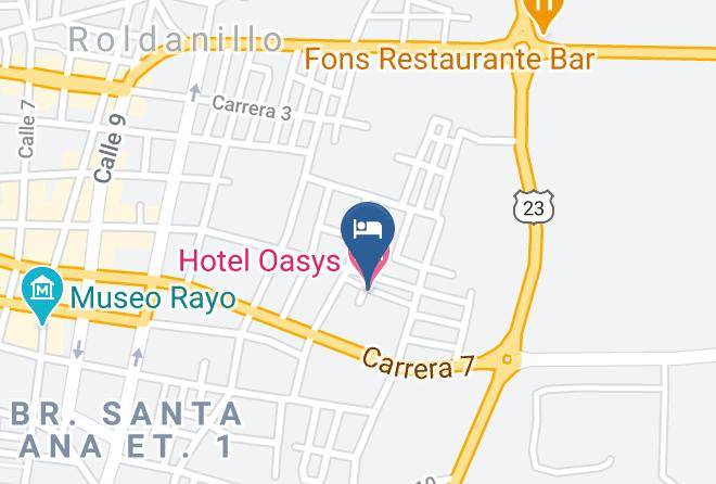 Roldanillo - Hotel Oasys Maps