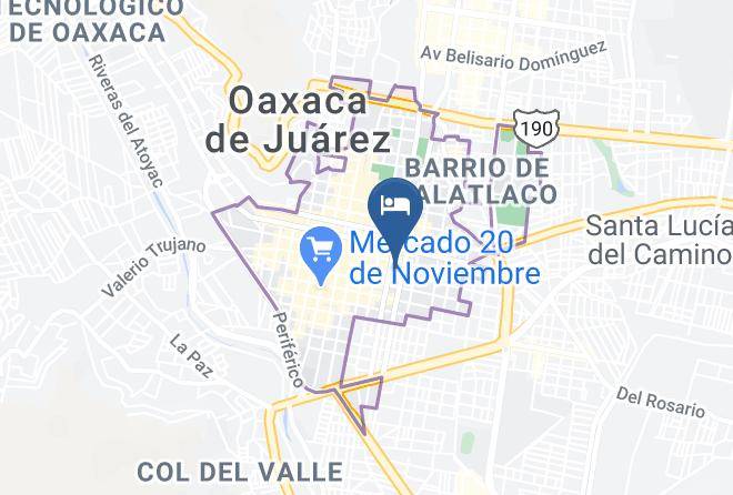Oaxaca De Juarez - Hotel Oaxaca Inn Centro Maps