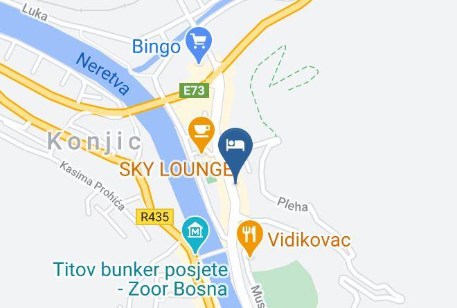 Hercegovacko Neretvanski - Hotel Oaza Maps