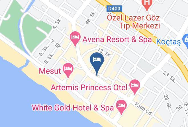 Alanya - Hotel Obakoy Maps