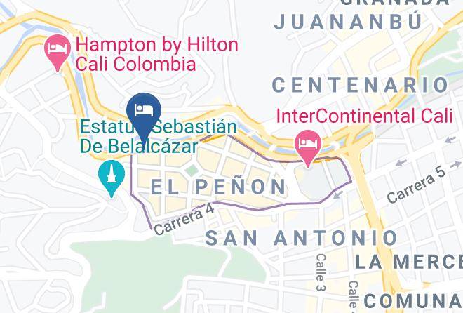 Cali - Hotel Obelisco Cali Maps