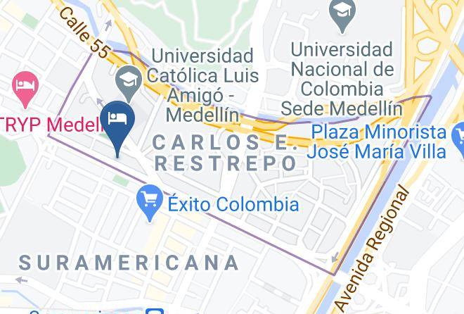 Medellin - Hotel Obelisco Maps
