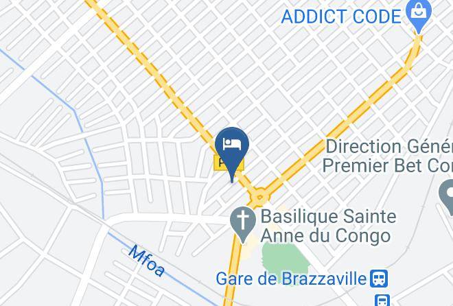 Brazzaville - Hotel Oben 1 Maps