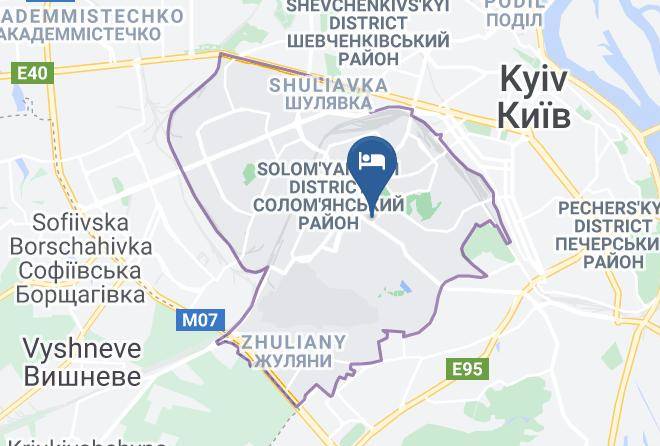 Hotel Oberig Kyiv Map