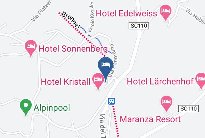 Hotel Oberlechner Map