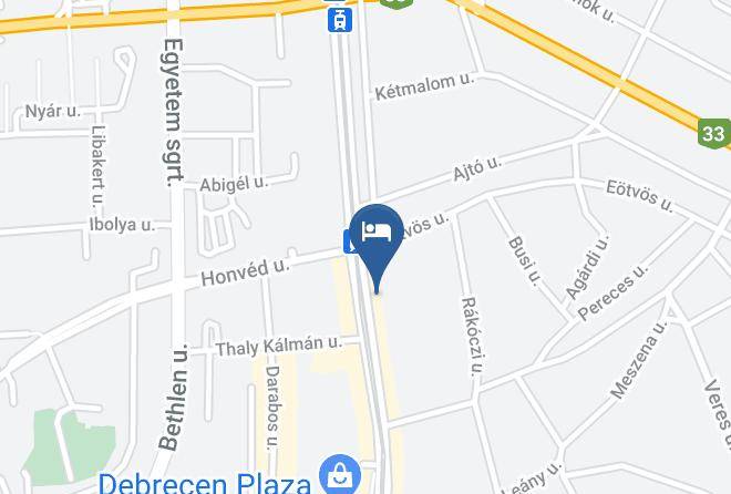 Debrecen - Hotel Obester Maps